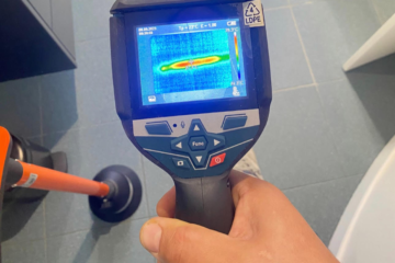 Recherche de fuite par caméra thermique